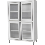 Custom Industrial Dish Storage - Stainless Steel Cabinets - Image 3