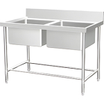 Custom Industrial Dish Storage - Stainless Steel Cabinets - Image 4