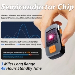 Super Mini Walkie Talkies Pro With Waterproof, Two Way Radio Portable FM Transceiver - Image 4