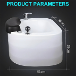 Wholesale Portable Pedicure Basin – No Plumbing Foot Spa Bowl - Image 5