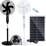 Rechargeable solar fan(12hours active) - Image 1
